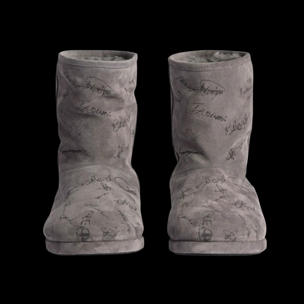 Balenciaga Alaska Soft Bootie In Grey - HypeFly India View 4