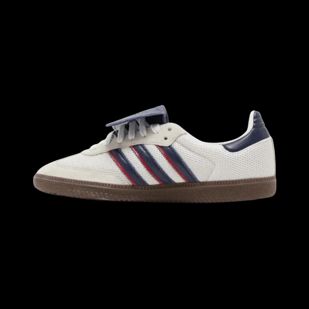 Samba LT 'Crystal White Dark Blue' - HypeFly India View 2