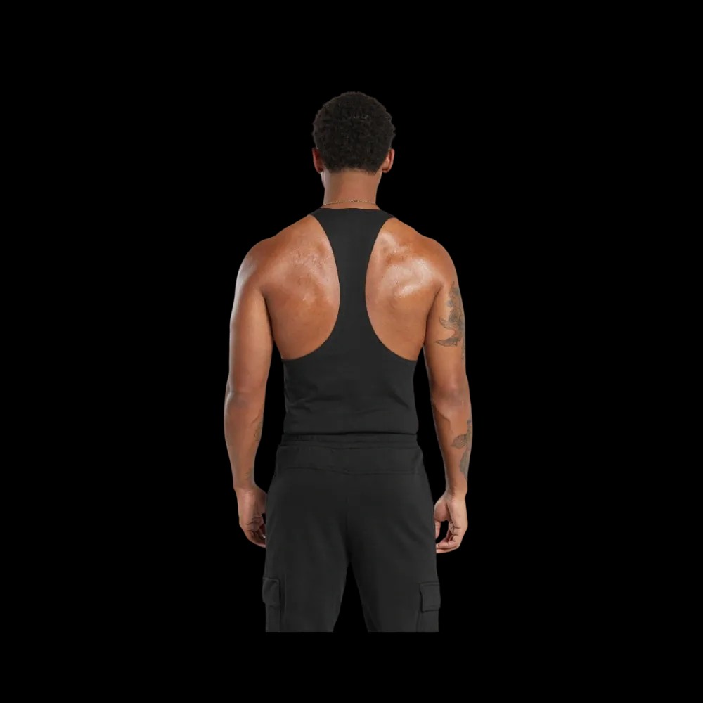 Gymshark React Stringer Slim Fit Black - HypeFly India View 4