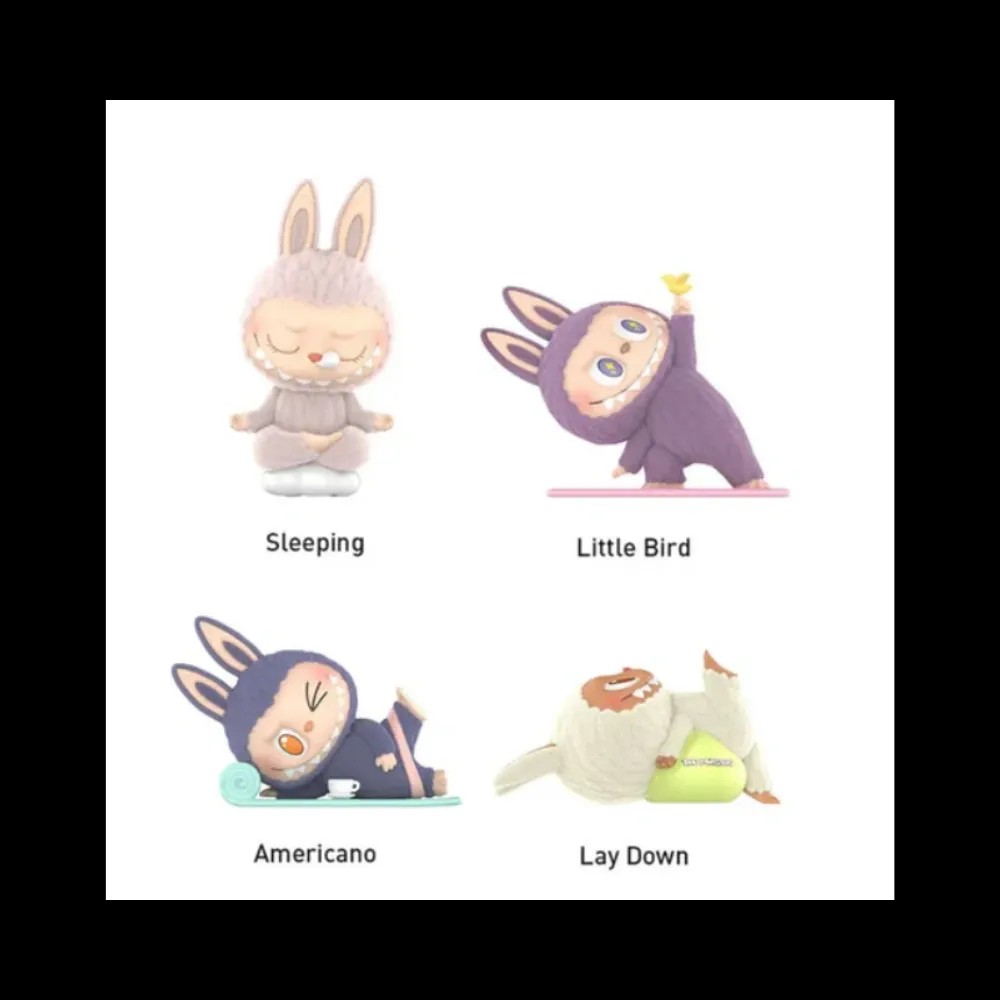 Pop Mart Labubu The Monsters Lazy Yoga Series Figures Sealed Case - HypeFly India View 3