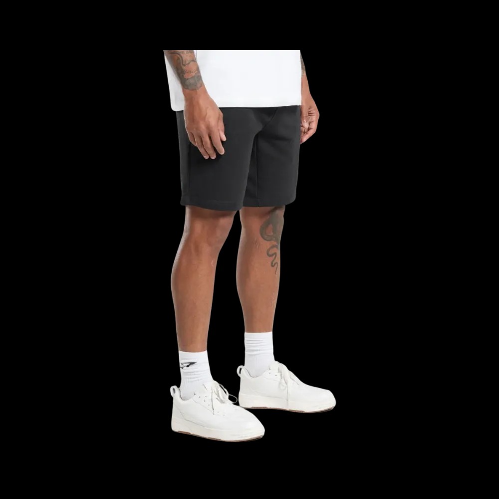 Gymshark Crest 9" Shorts Slim Fit Black - HypeFly India View 4