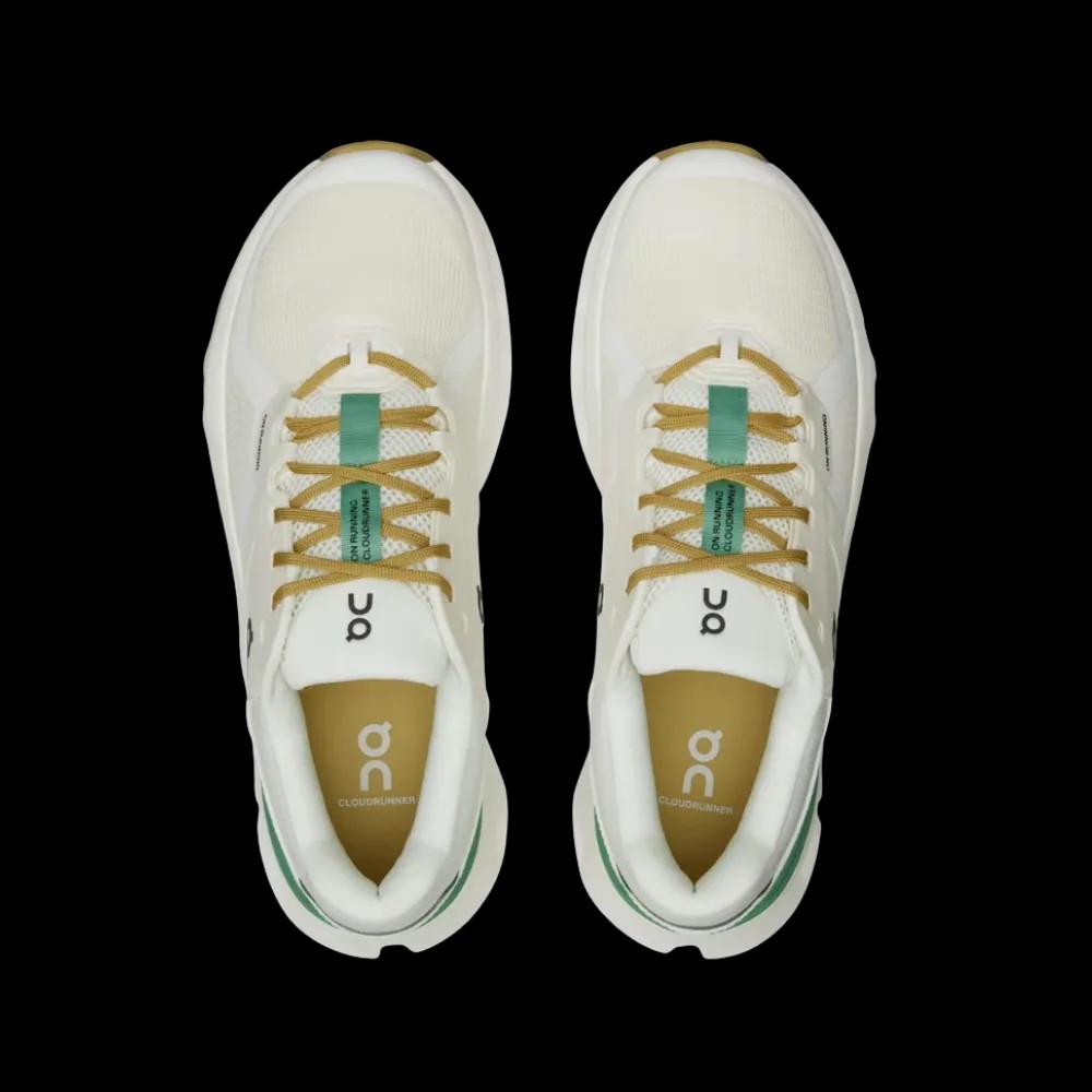 On Running Cloud Runner 2 White Green - HypeFly India View 5