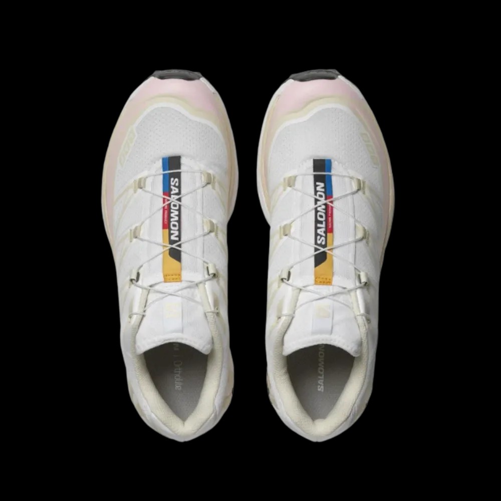 Salomon XT-6 White / Fairy Tale / Almond Milk - HypeFly India View 4