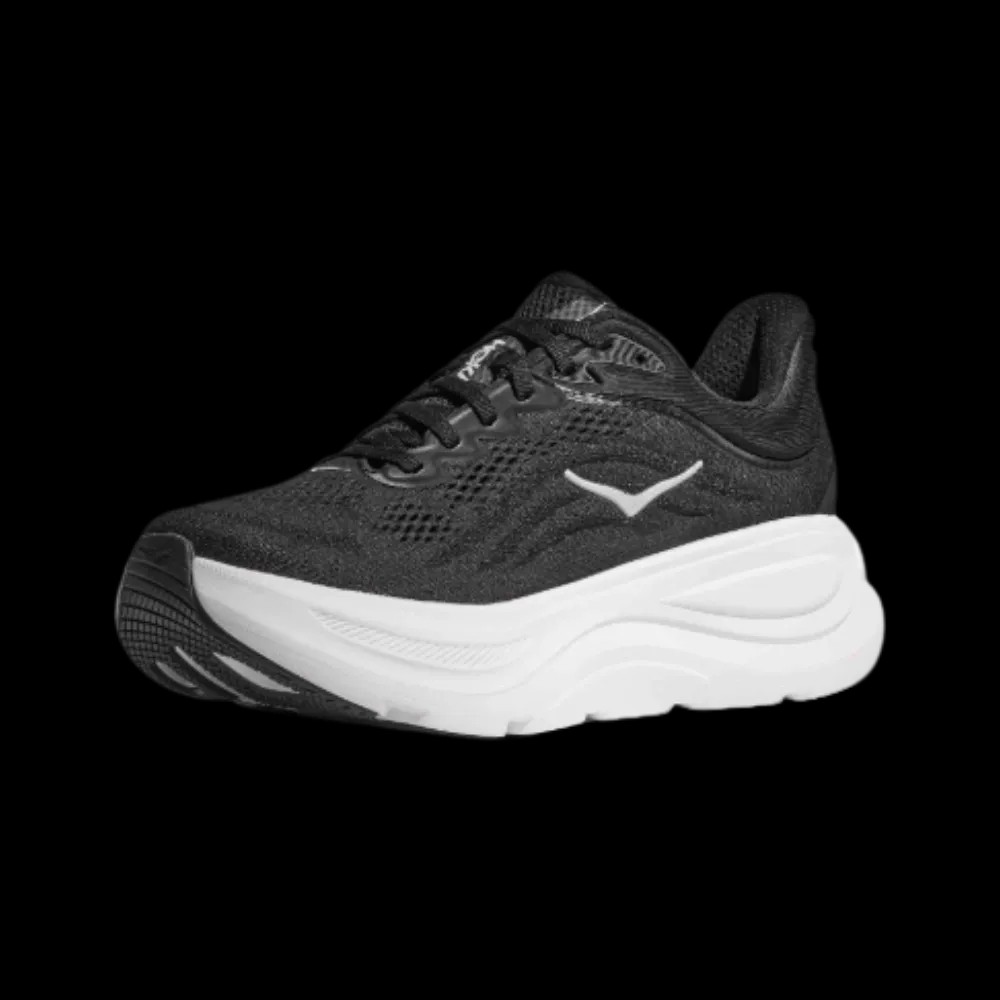 Hoka Bondi 9 Black And White - HypeFly India View 3