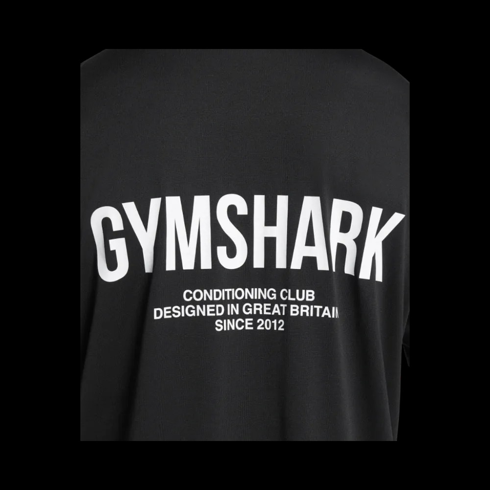 Gymshark Conditioning Club Oversized T-Shirt Black - HypeFly India View 4
