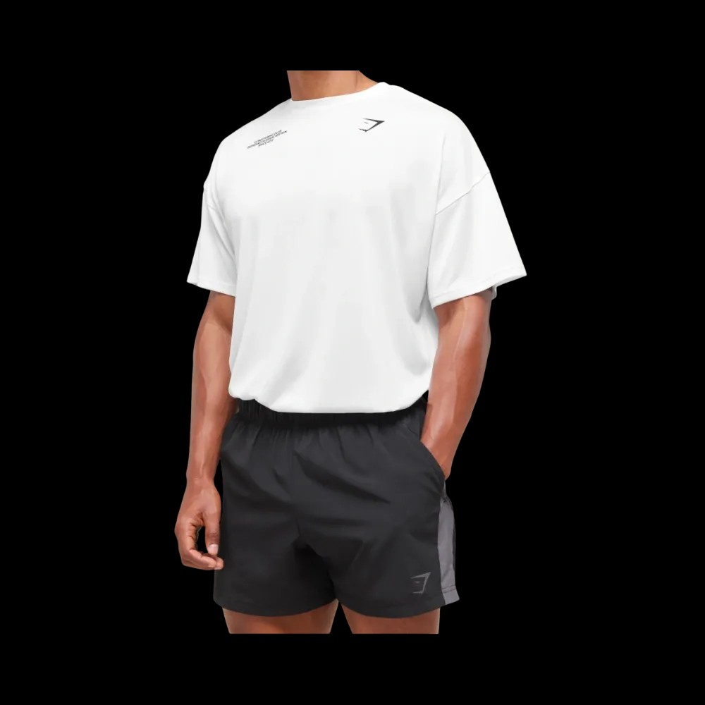 Gymshark Conditioning Club Oversized T-Shirt White - HypeFly India View 3