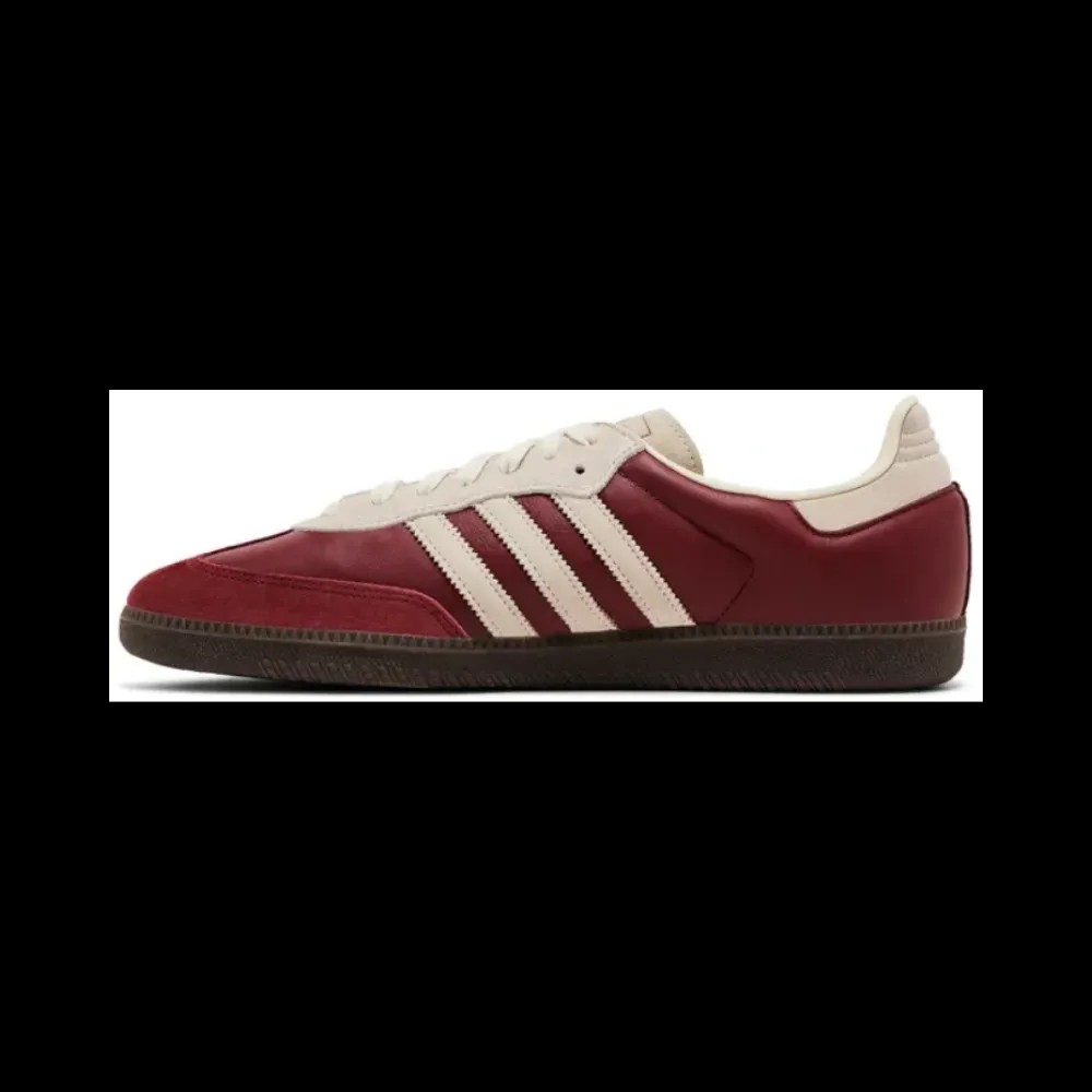Adidas Samba OG Preloved Ruby Cream White - HypeFly India View 3