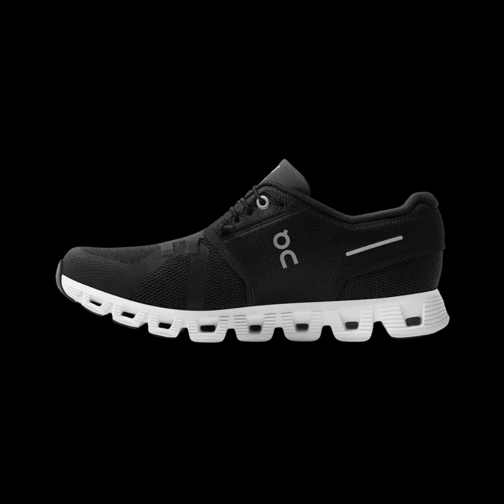 Cloud 5 Black White On Running - HypeFly India View 2