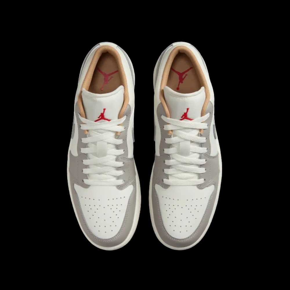 Air Jordan 1 Low 'Sail College Grey' - HypeFly India View 2