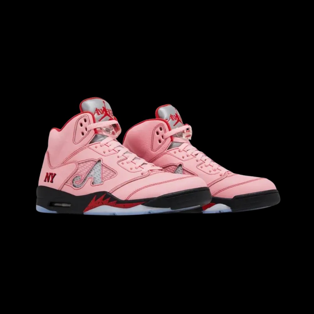 Awake NY x Air Jordan 5 Retro 'Boro - Arctic Pink' - HypeFly India View 2