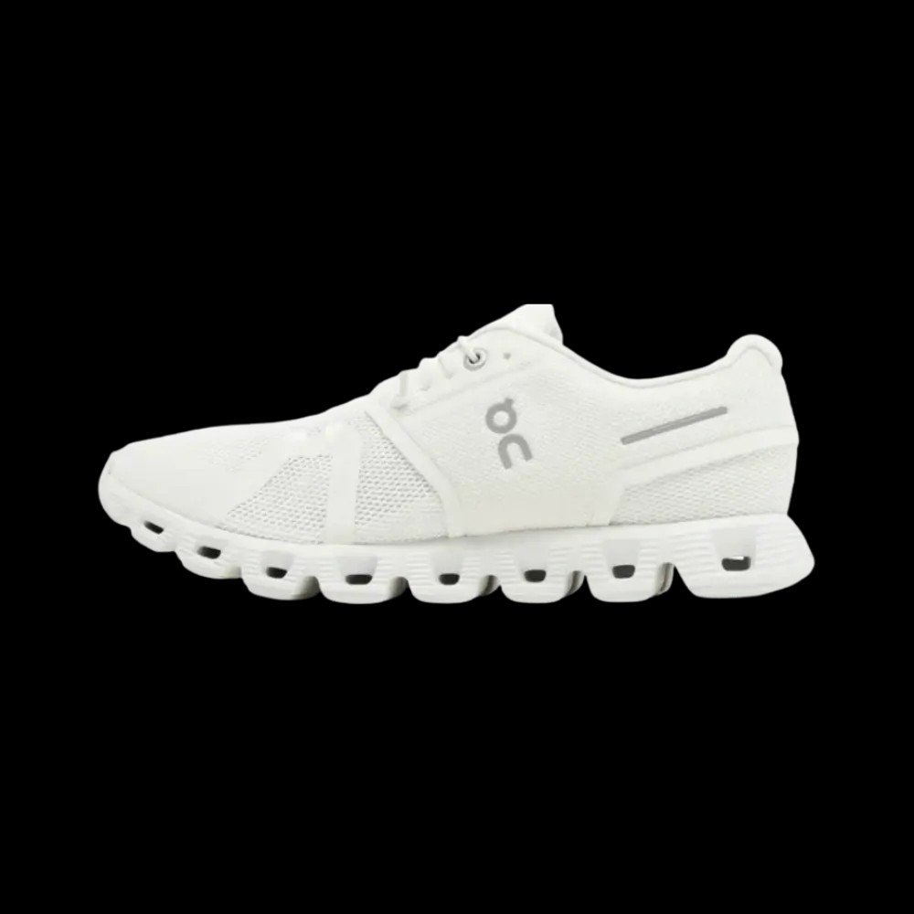 Cloud 5 All White On Running - HypeFly India View 3