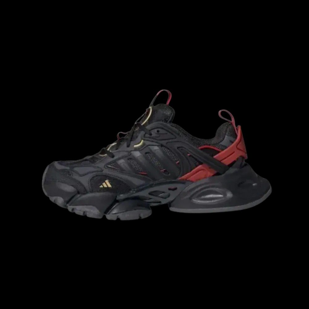 Adidas XLG Runner Deluxe Black Gold Metallic Red - HypeFly India View 3
