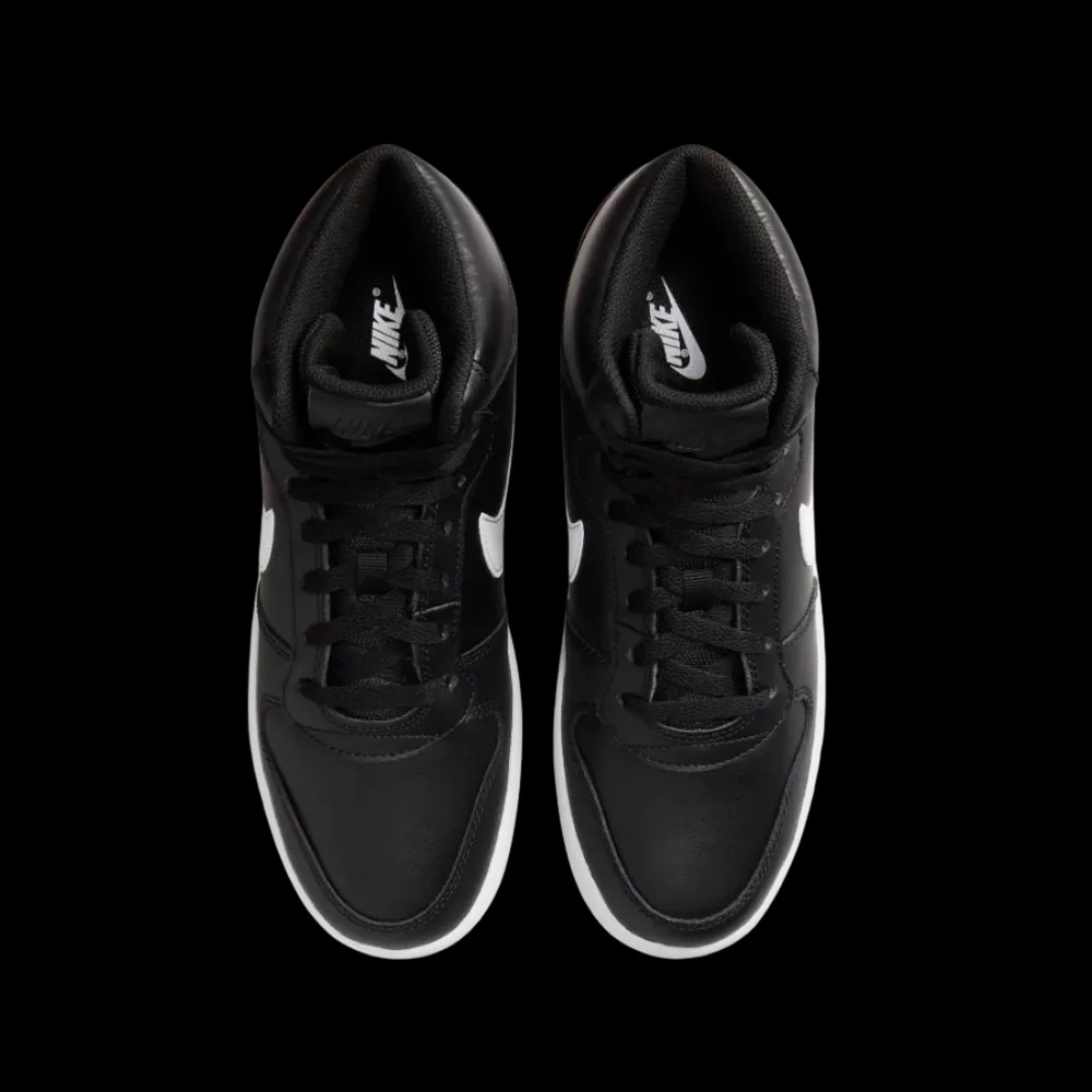 Nike Ebernon Mid Black/White - HypeFly India View 4