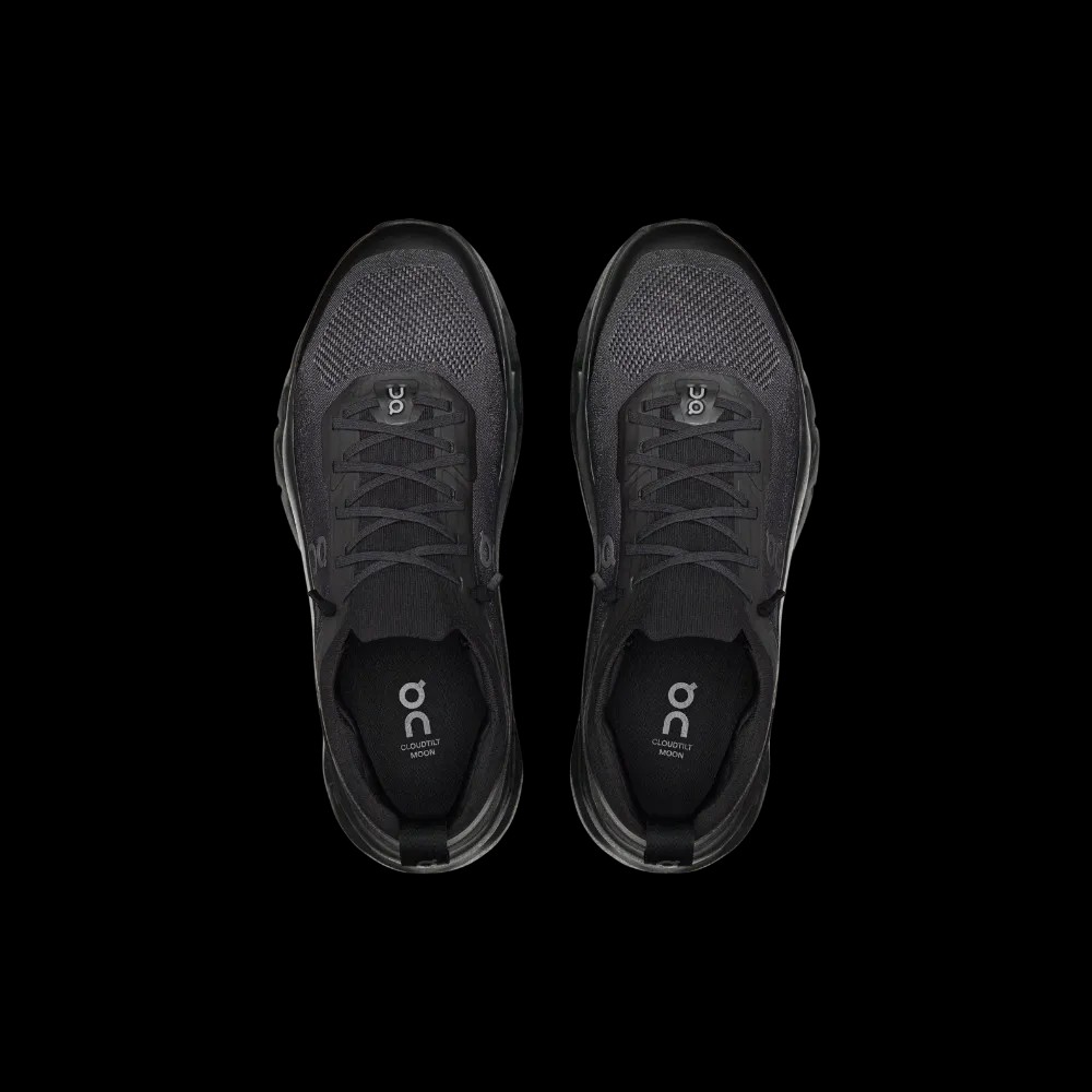On Running Cloudtilt Moon Black - HypeFly India View 4