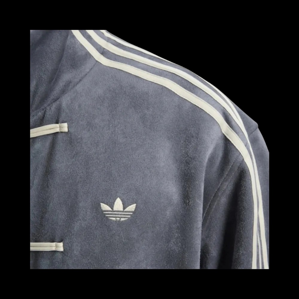 Adidas Originals CTT Chinese Track Top Casual Jacket Dark Grey - HypeFly India View 3