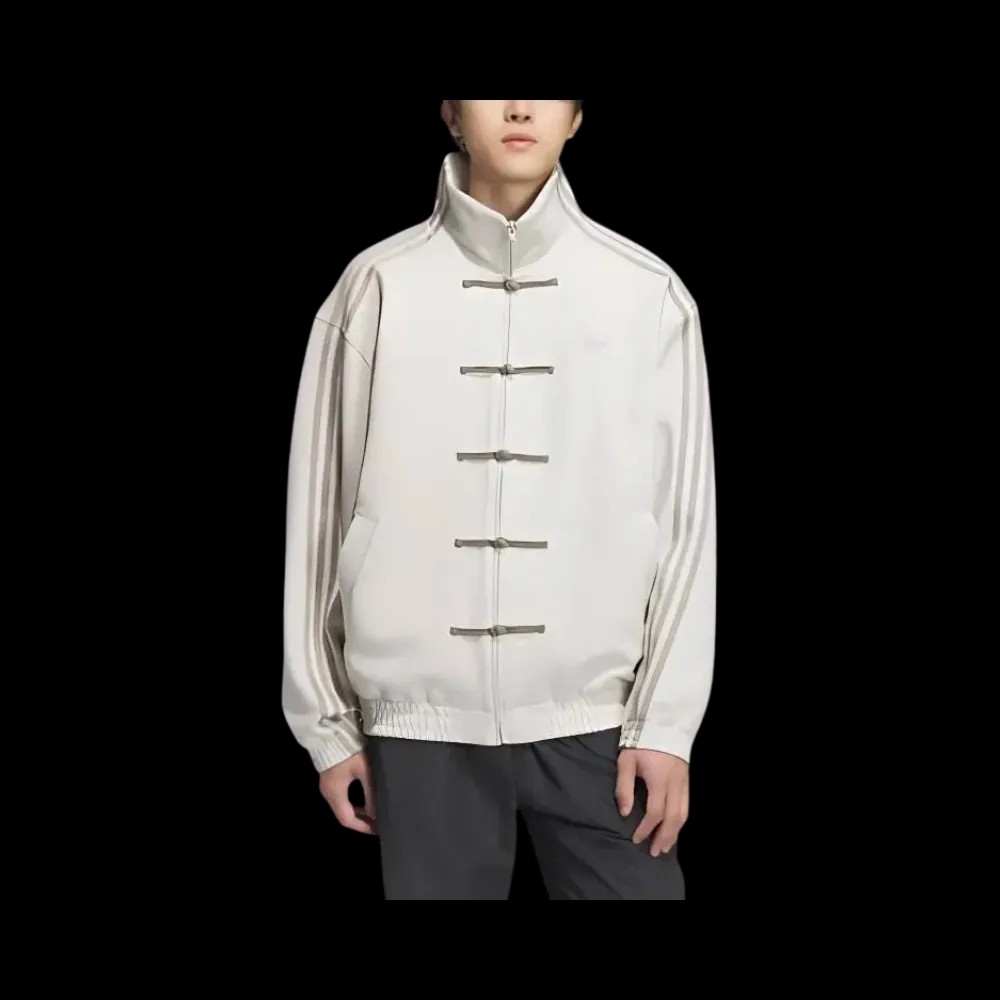 Adidas Originals CTT Chinese Track Top Casual Jacket Miracle Aluminium Brown - HypeFly India View 3