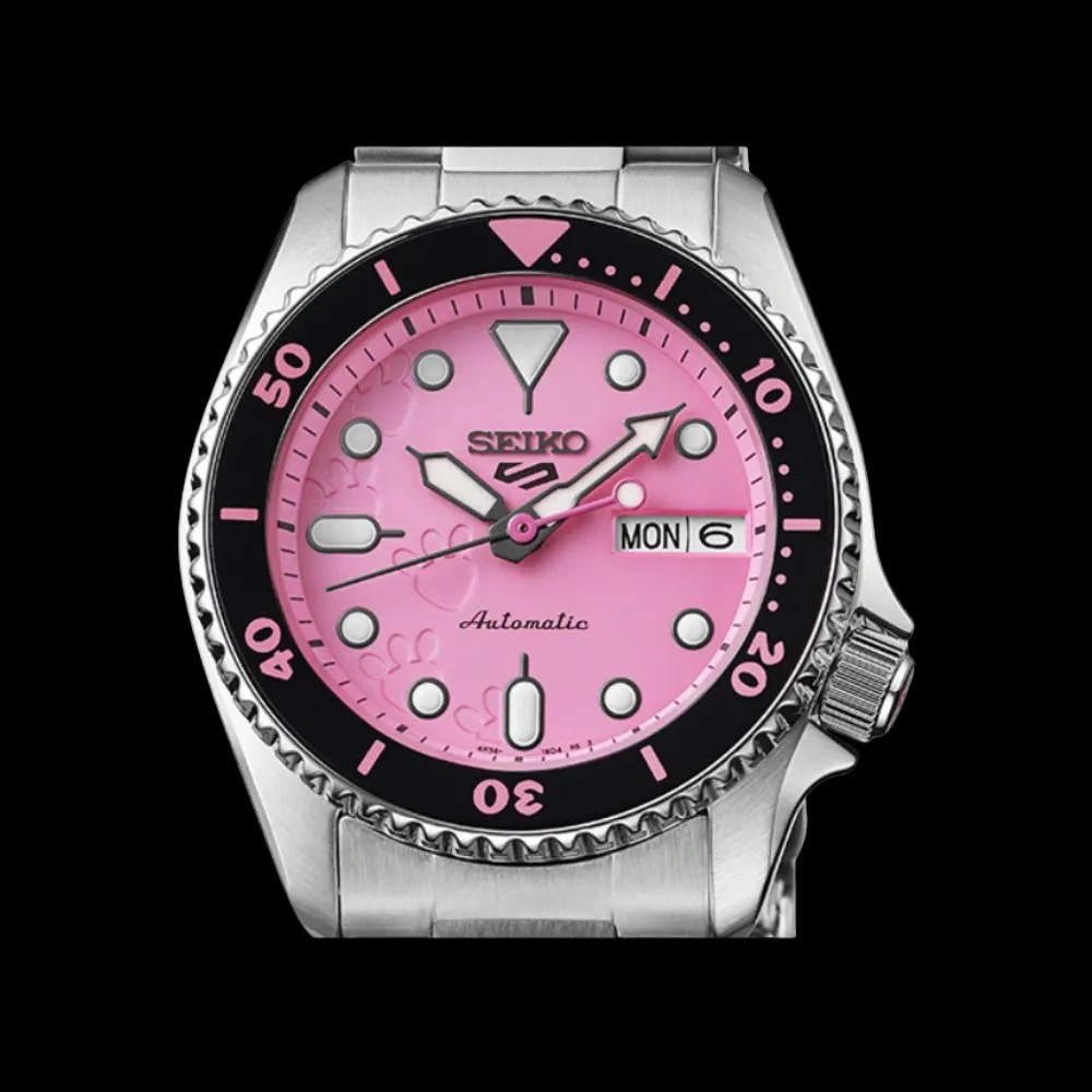 Seiko 5 Sports Pink Panther Limited Edition SRPM07 - HypeFly India View 4