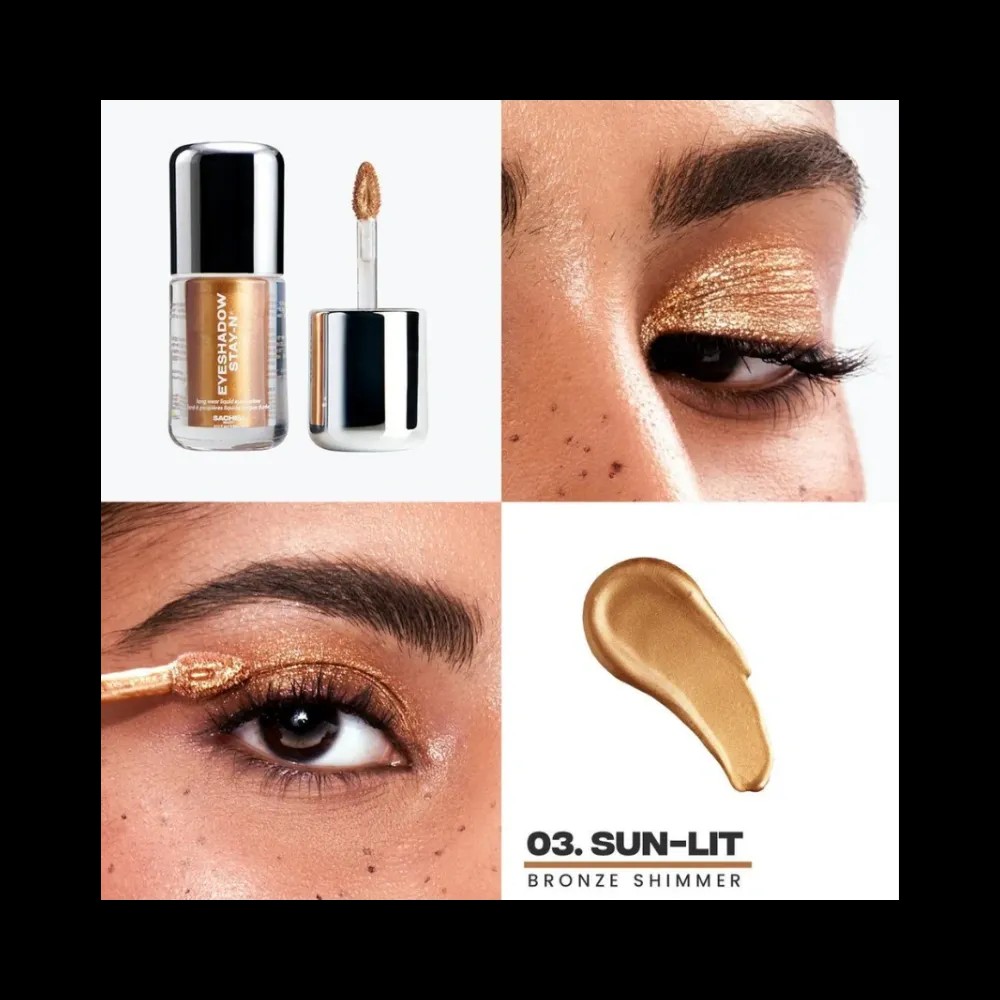 SACHEU Long Wear Liquid Eyeshadow STAY-N - Sun-Lit - HypeFly India View 4