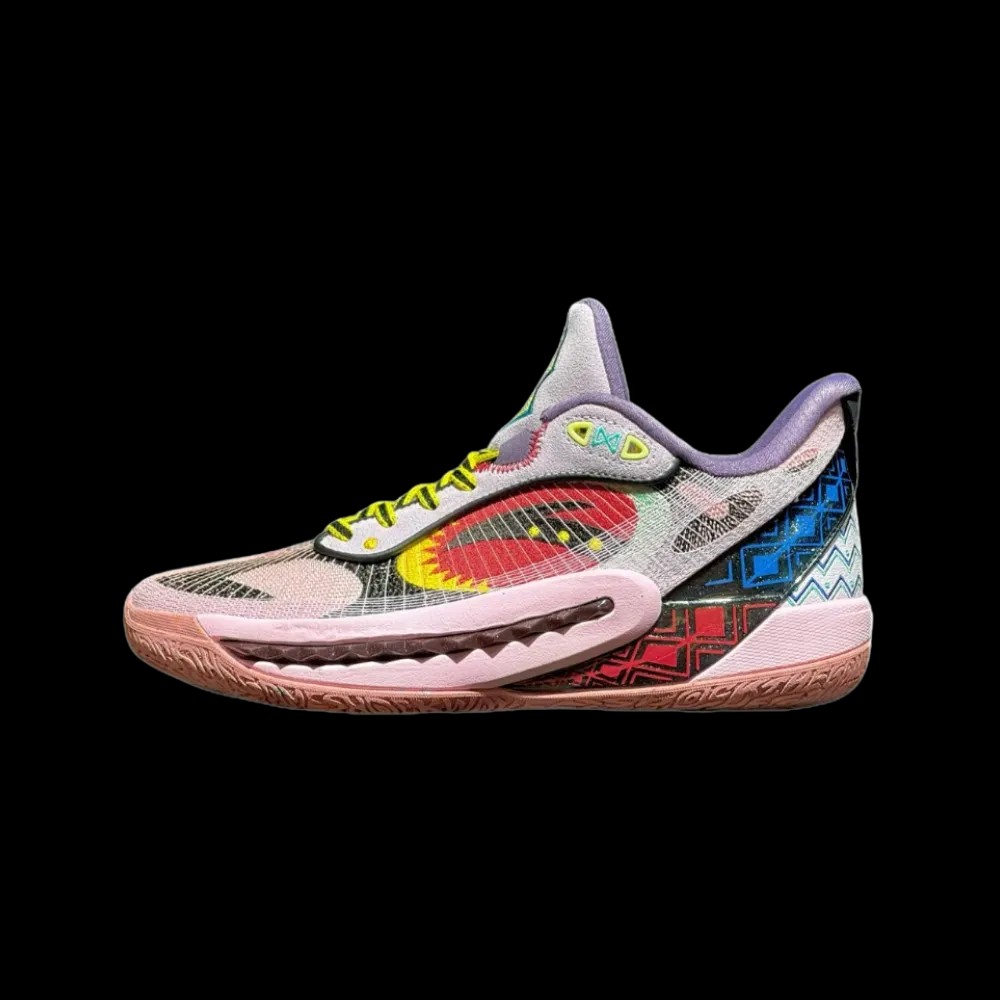 Anta Crazy Tide 6 Pro Pink Black Purple - HypeFly India View 2