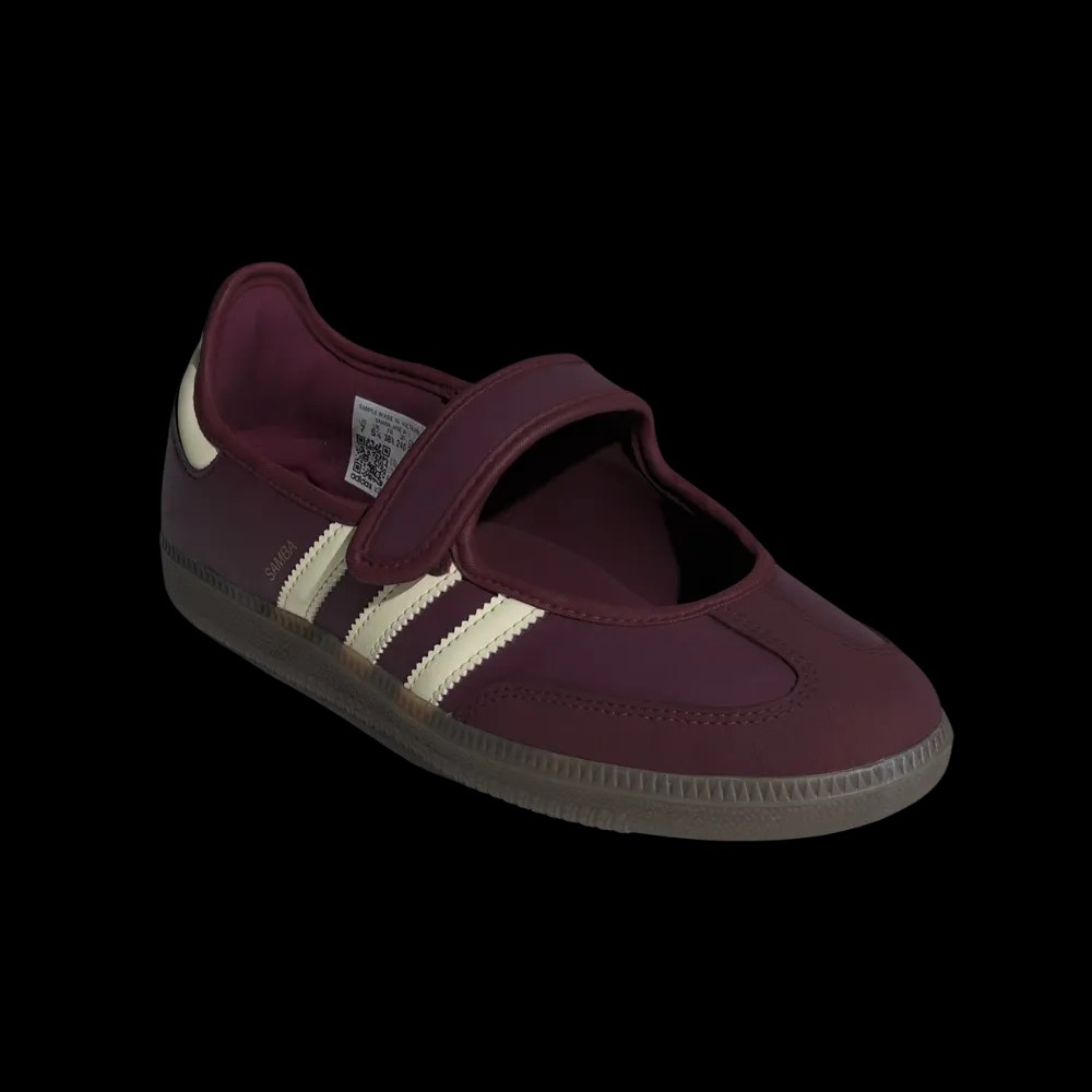 Adidas Samba Mary Jane 'Maroon Cream White Gold Metallic' - HypeFly India View 2
