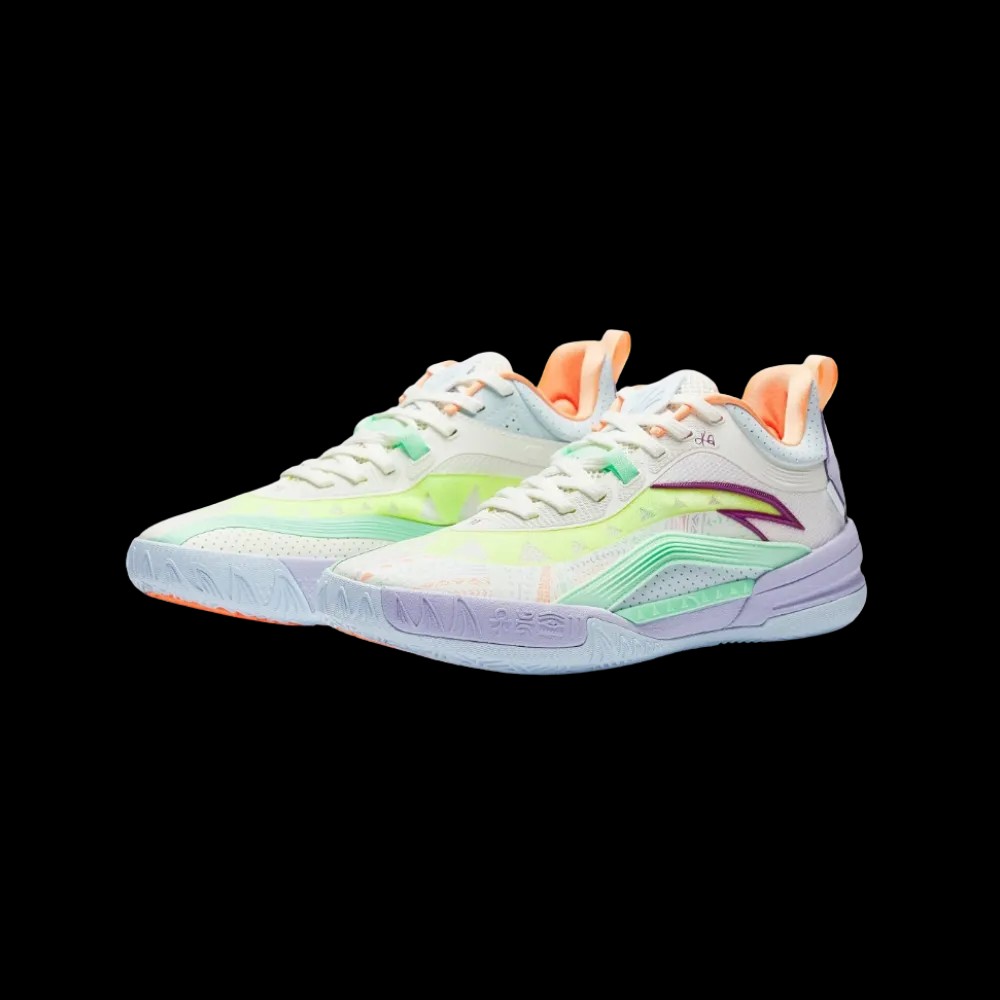Anta KAI 1 Team “Ribbon” White/Yellow/Green - HypeFly India View 4