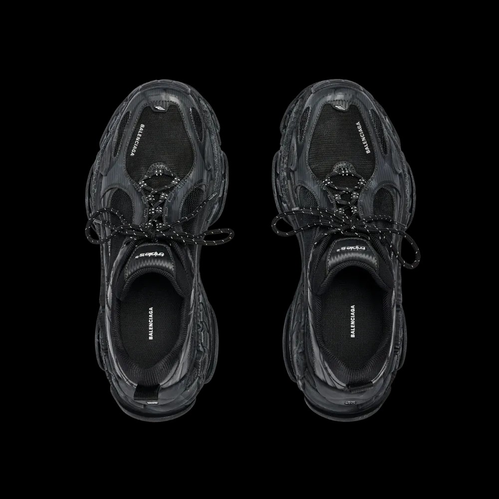 Balenciaga Triple S.2 Sneaker In Black - HypeFly India View 2