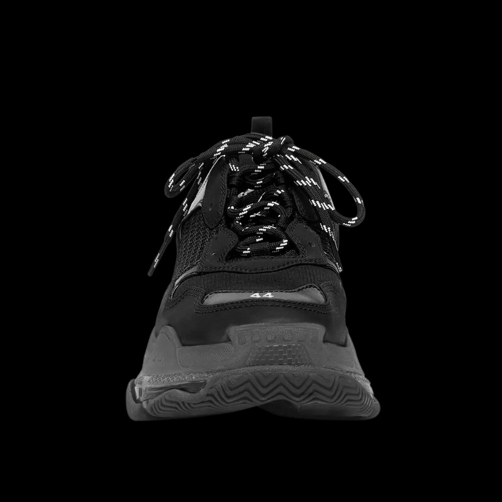 Balenciaga Triple S Clear Sole Sneaker In Black - HypeFly India View 3