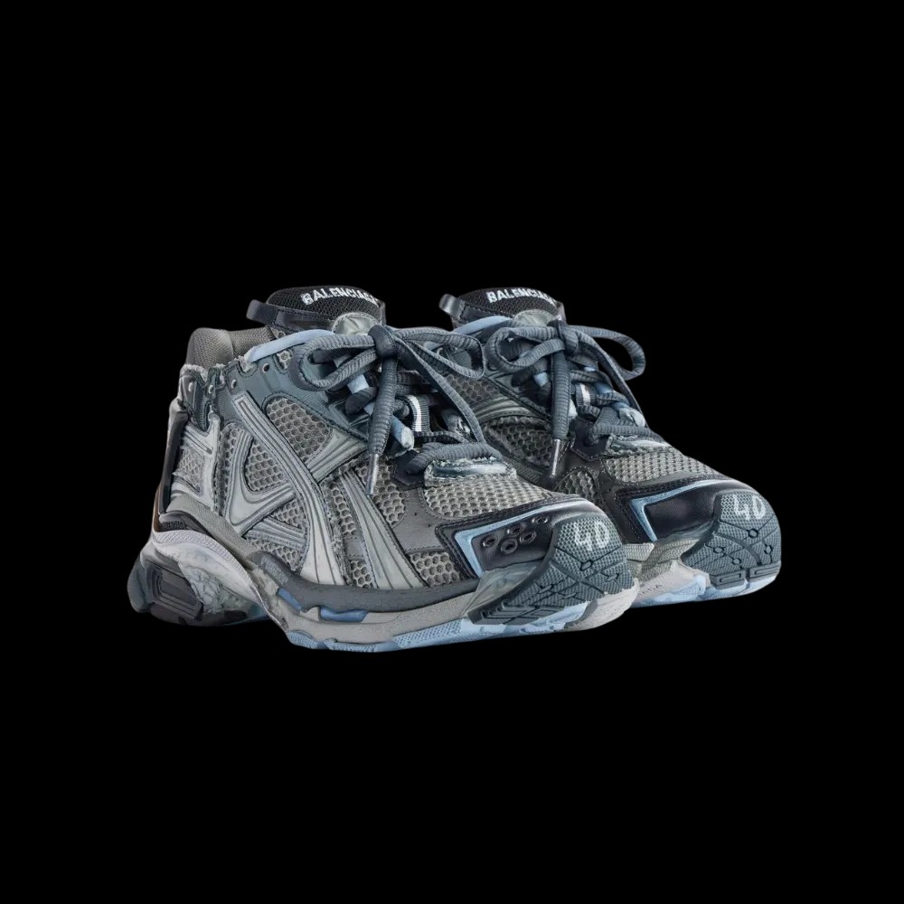 Balenciaga Runner Sneaker In Grey - HypeFly India View 5