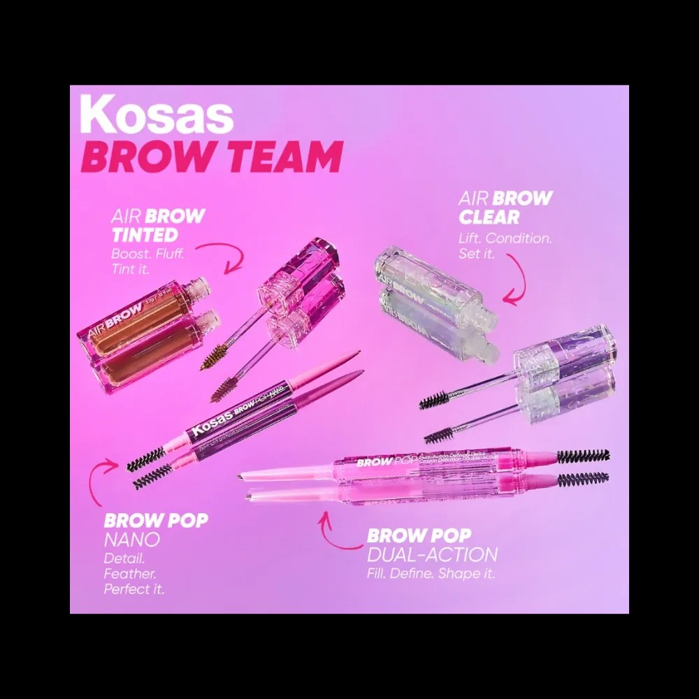 Kosas Cosmetics Brow Pop Nano "Black" - HypeFly India View 4