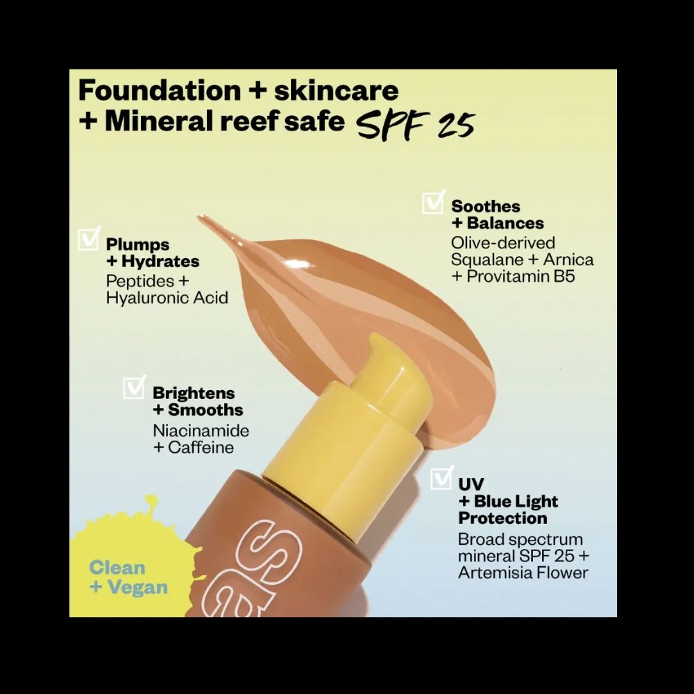 Kosas Cosmetics Revealer Skin-Improving Foundation SPF 25 "Medium Deep Neutral Warm 340" - HypeFly India View 5
