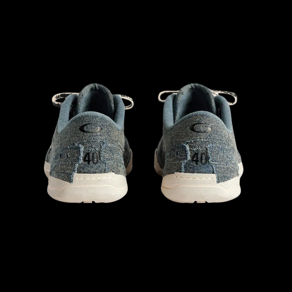 Balenciaga Hamptons Denim Sneaker In Off White - HypeFly India View 2