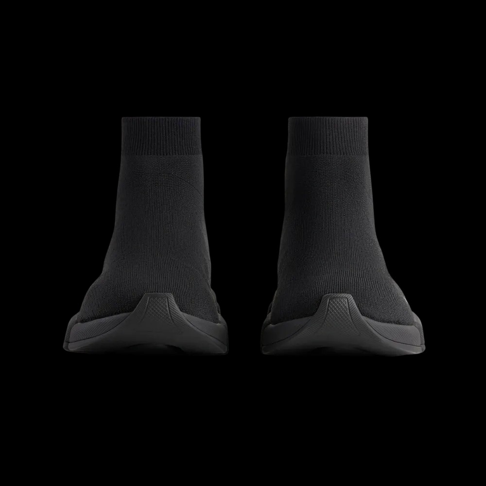 Balenciaga Speed 2.0 Recycled Knit Sneaker in Black - HypeFly India View 4