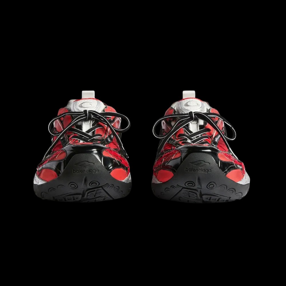 Balenciaga Soleless Sneaker In Red - HypeFly India View 4