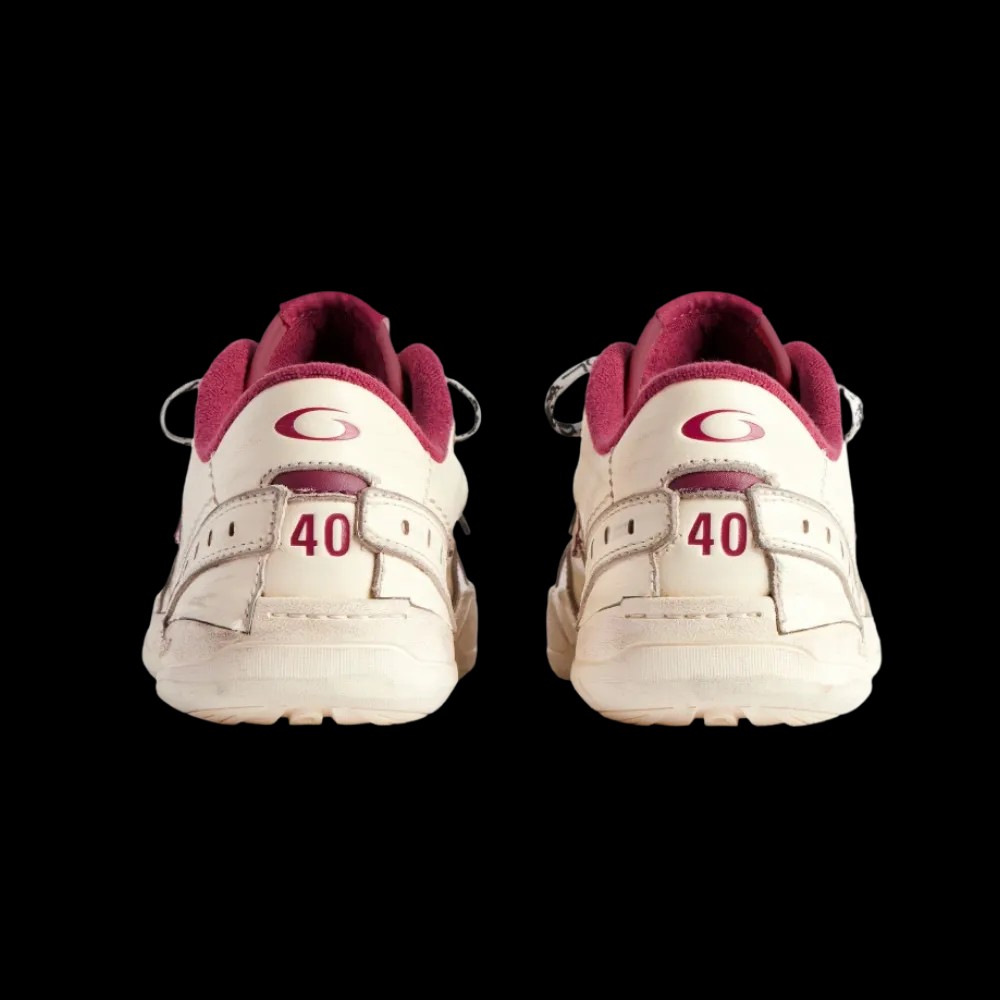 Balenciaga Hamptons Medium Worn-Out Sneaker In Off White - HypeFly India View 2
