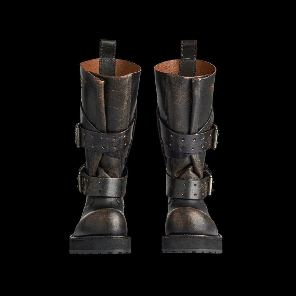 Balenciaga Venom High Boot In Brown - HypeFly India View 4