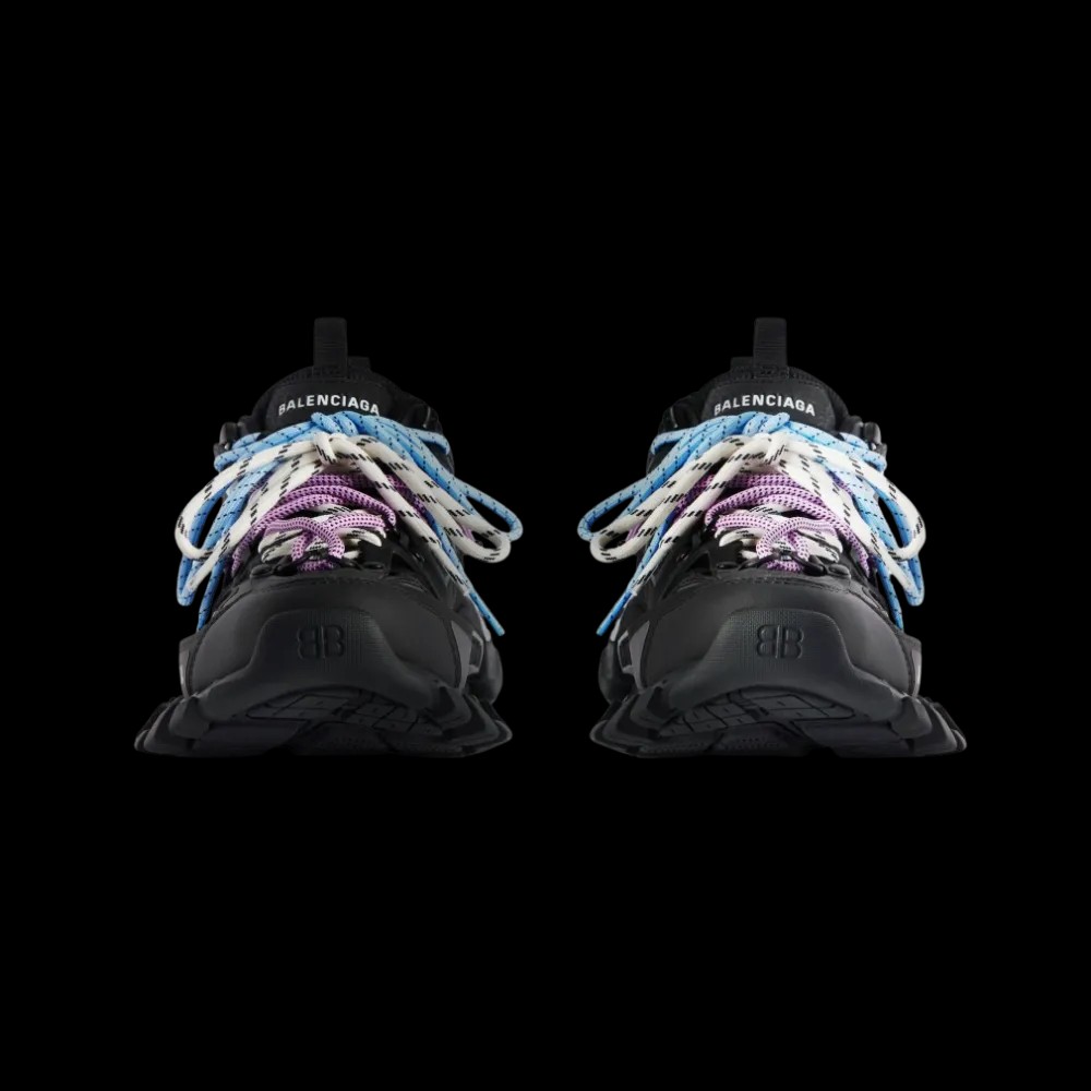 Balenciaga Track Trail Laces Sneaker In Black - HypeFly India View 4