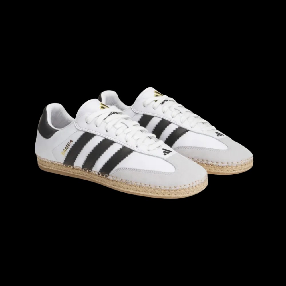 Clot x Adidas Samba Espadrille 'White Black' - HypeFly India View 5