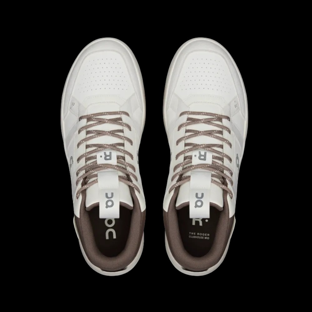 On Running The Roger Clubhouse Mid Ivory Ash - HypeFly India View 2