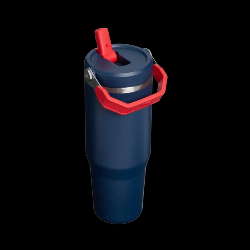 Stanley Country Collection Iceflow Tumbler Team Navy Red 30 OZ - HypeFly India View 3