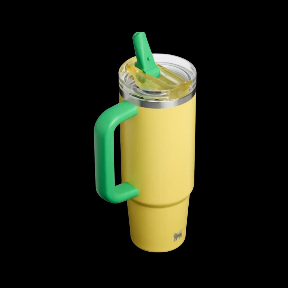 Stanley Country Collection Quencher Protour Flip Straw Tumbler Team Yellow Green 30 OZ - HypeFly India View 2
