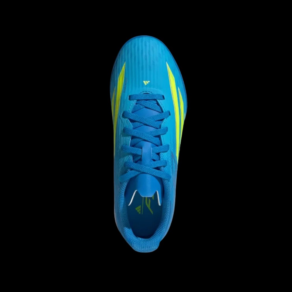 Adidas F50 League Turf Soccer Kids Lucid Ray Blue - HypeFly India View 3