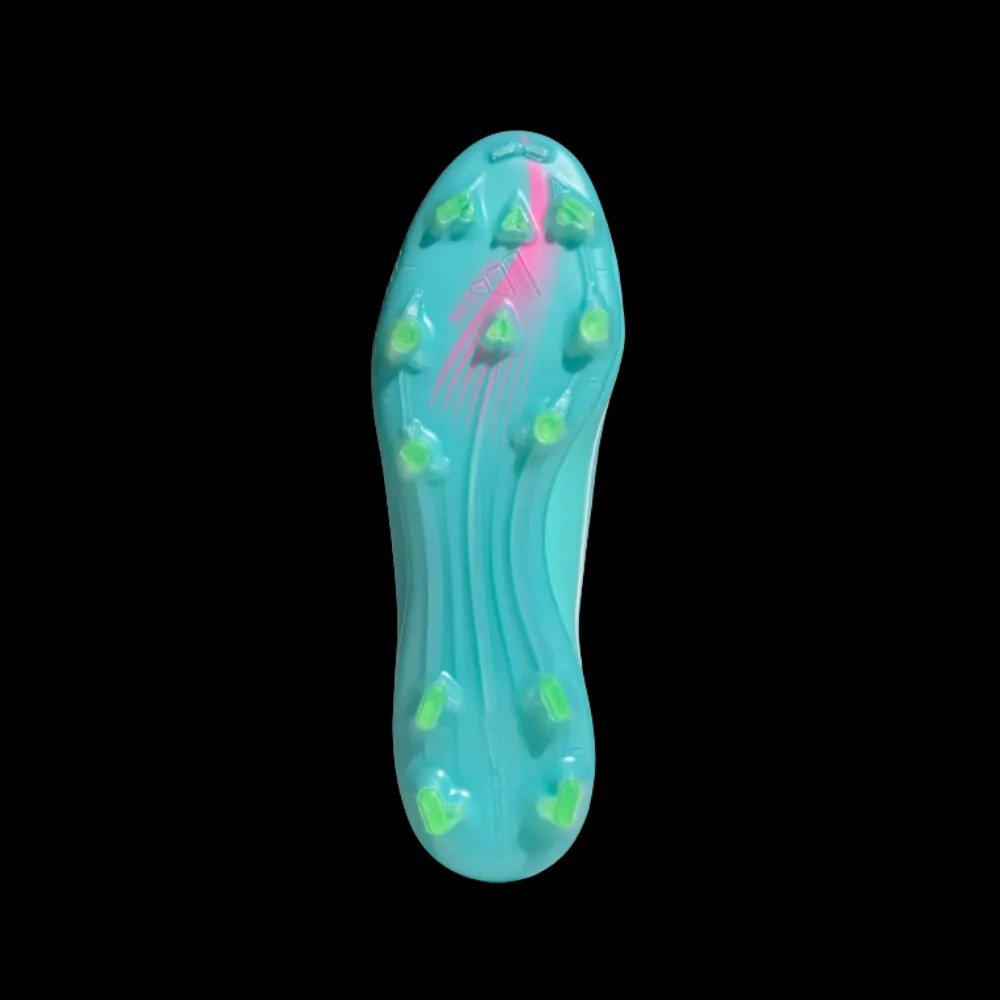 Adidas F50 Messi Pro Firm Ground Soccer Cleats Flash Aqua - HypeFly India View 2