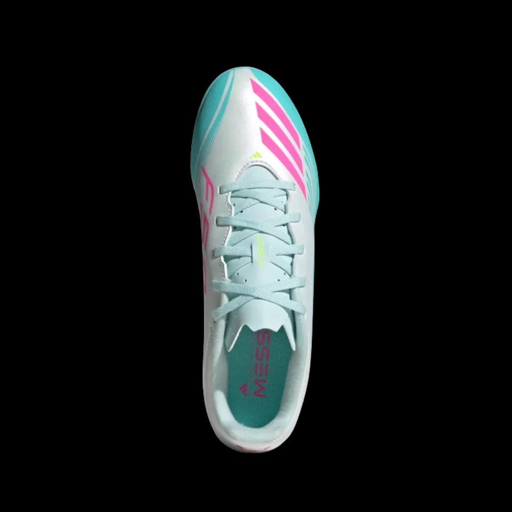 Adidas F50 Messi Club Turf Soccer Cleats Cloud White - HypeFly India View 3