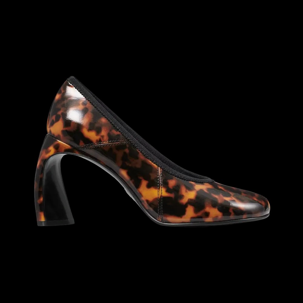 Tory Burch Peep-Toe Pump Tortoiseshell - HypeFly India View 1