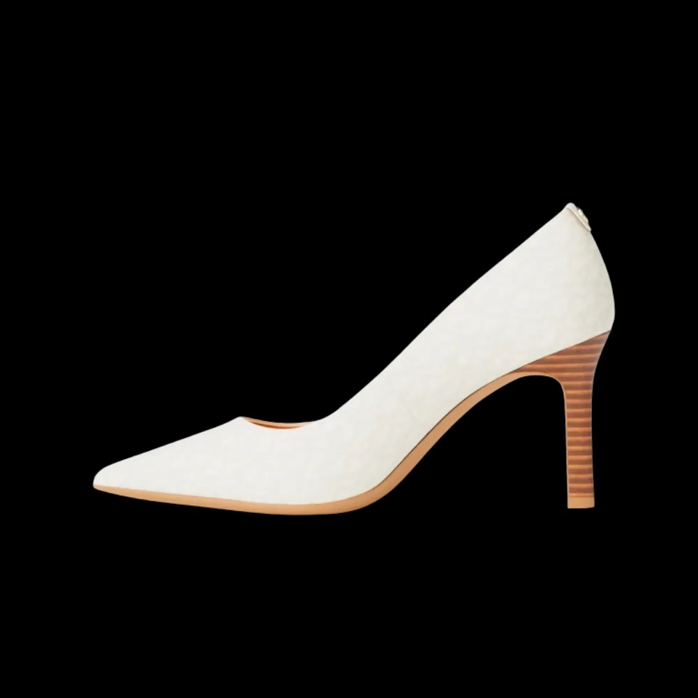 Michael Kors Willa Signature Logo Pump Vanilla - HypeFly India View 4