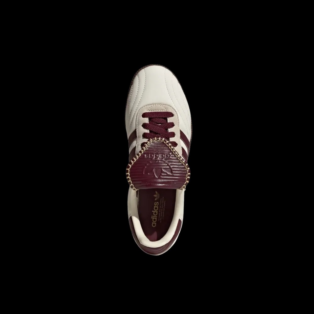 Adidas Samba Long Tongue 'Cream White Maroon Gold Metallic' - HypeFly India View 3