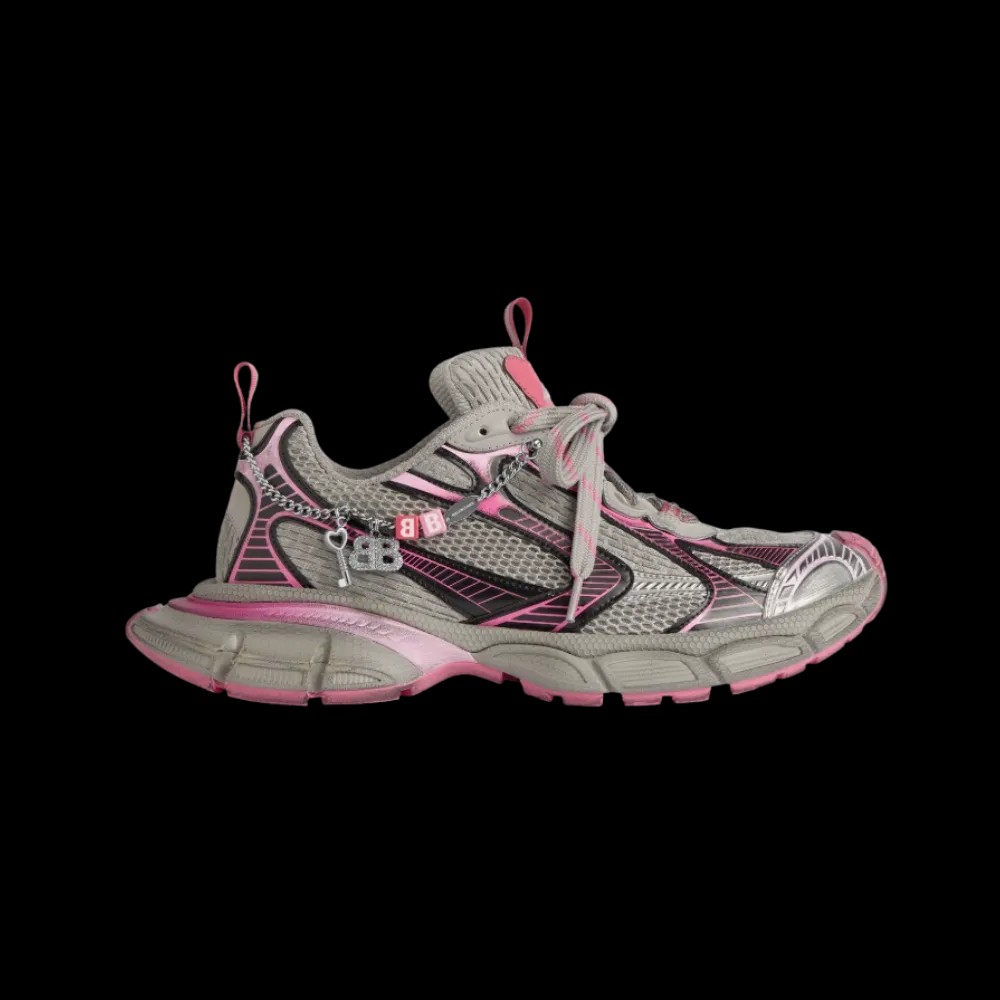Balenciaga 3XL Gradient Sneaker With Charms In Pink - HypeFly India View 1