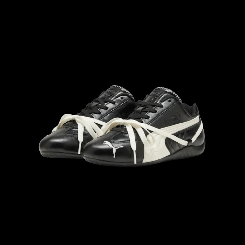 PUMA x ROSÉ Speedcat Sneakers PUMA Black-Warm White - HypeFly India View 4