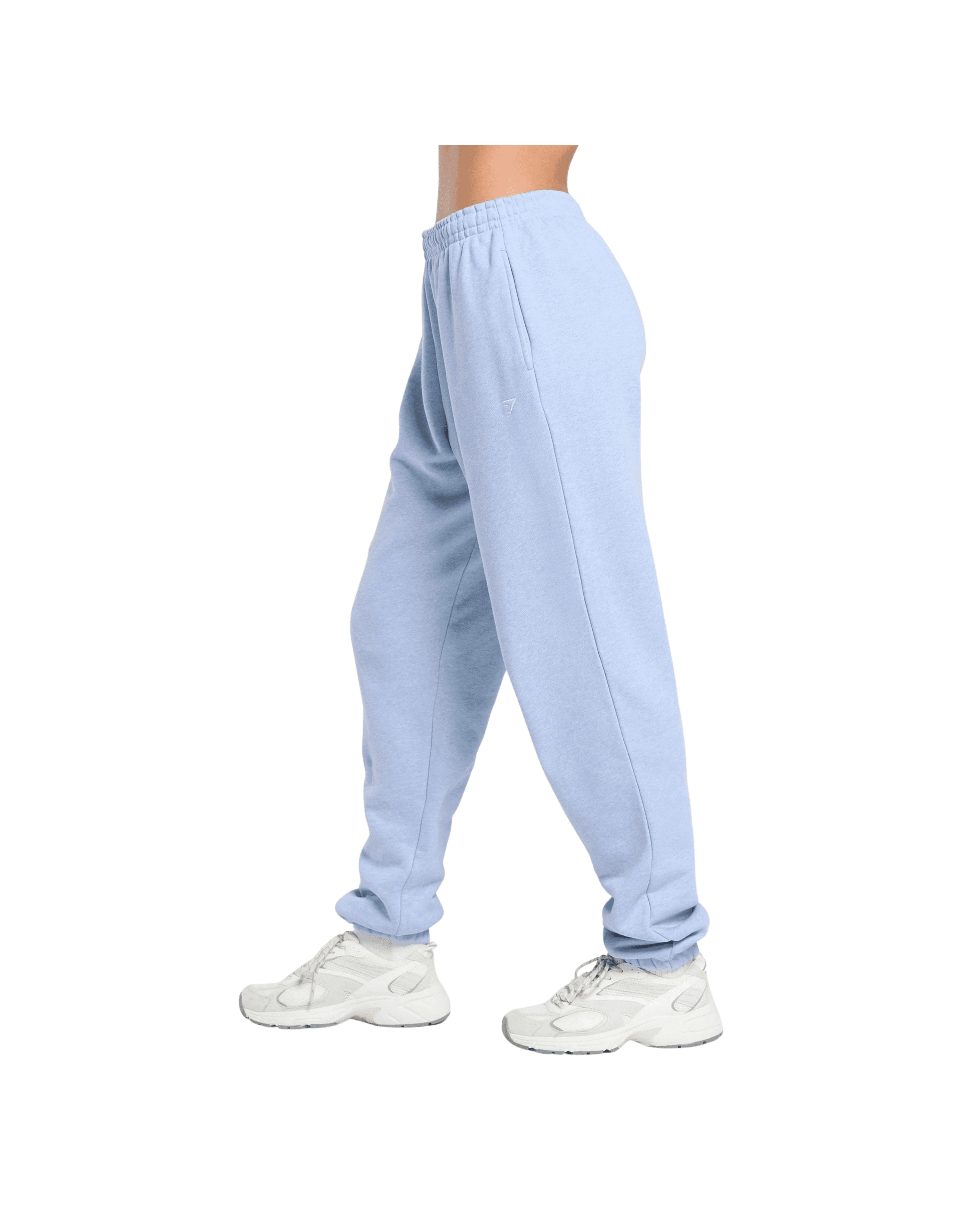 Gymshark Rest Day Sweats 2.0 Joggers Bros Gentle Blue Marl - HypeFly India View 3