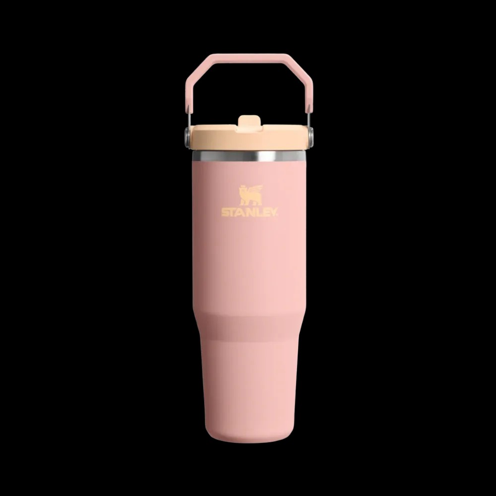 Stanley IceFlow™ Flip Straw Tumbler 30 OZ Peach Rose  - HypeFly India View 1